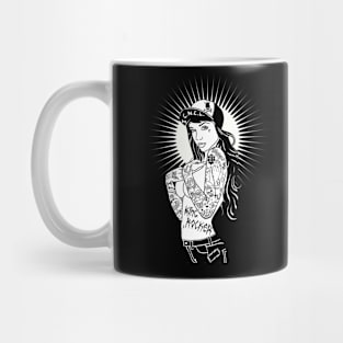 tattooed skater girl Mug